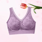💜Последният ден – купи 1, получи 1 безплатно!🎁Удобен сутиен с повдигащ ефект от чист памук, без копчета✨