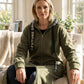 🧥Kvinner sin oversized hettegenser jakke🎁