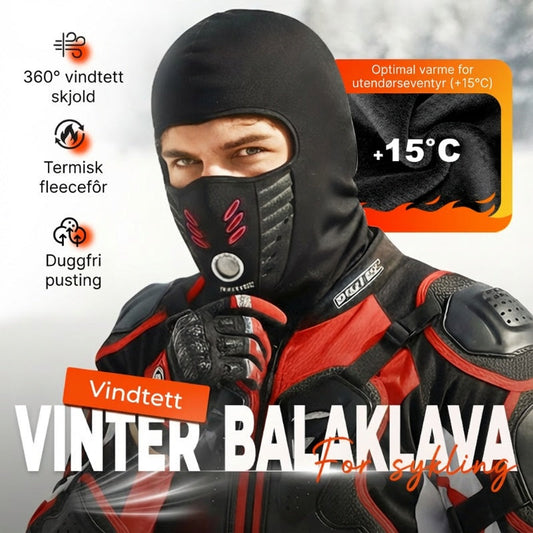 Unisex vindtett vintermaske – Dekker hele ansiktet for maksimal varme og beskyttelse ❄️🧣