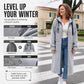 🧥Kvinner sin oversized hettegenser jakke🎁