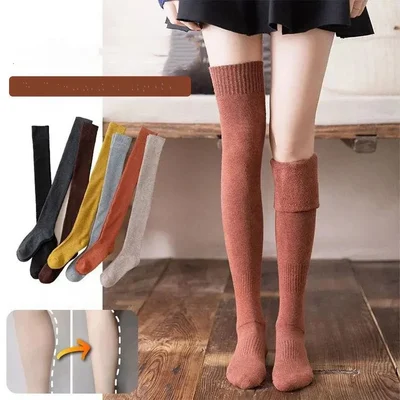 🧦Неплъзгащи се силиконови памучни чорапи над коляното