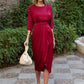 【S-4XL】👗Целофабрична рокля с висока талия🥰