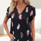 【S-3XL】👚Трикотажна тениска с пера