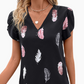 【S-3XL】👚Трикотажна тениска с пера
