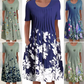 【S-3XL】👗Флорална рокля с кръгло деколте