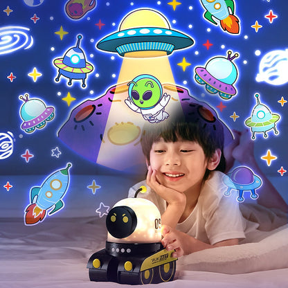 💝Перфектният подарък📢 Проекционна лампа Robot Star