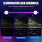 ✨💖Комплект RGB LED ленти за таблото на автомобила