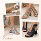 👡 Възползвайте се от специалната оферта! ✨ Елегантни дамски сандали с отворени пръсти и висок ток – удобен дебел ток, регулируеми връзки и модерен дизайн 💃