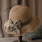🧢 СЕГА С23% ОТСТЪПКА! 🌞 Елегантна плетена сламена шапка с панделка – дишаща, сгъваема и идеална за плажа и пътувания 👒