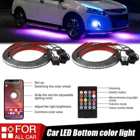 2026 Автомобилни шасита Гъвкави RGB водоустойчиви LED ленти