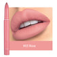 💄 Creion de buze mat – rezistent la apă, rezistență de 8 ore, ascuțitoare încorporată 💋✨