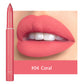 💄 Creion de buze mat – rezistent la apă, rezistență de 8 ore, ascuțitoare încorporată 💋✨