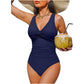👙Acest costum de baie dintr-o singură piesă pentru femei, cu efect de modelare a abdomenului, chiar se potrivește. 💃