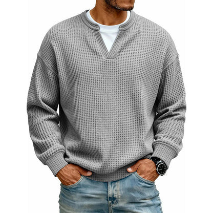 Herre vaffelgenser med lag-på-lag-look