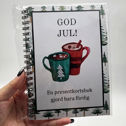 Klar for jul! 🎅 Julegavekortbok, DIY spiralbundet gavekortholder-bok 🎁 Personlige julegaver til familien, festlige forsyninger og selskapstilbehør