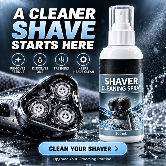 ⚡✨ Spray for rengjøring og smøring av barberblader: En perfekt barbering på sekunder – si farvel til sløve blader og hudirritasjon! 🧔🪒