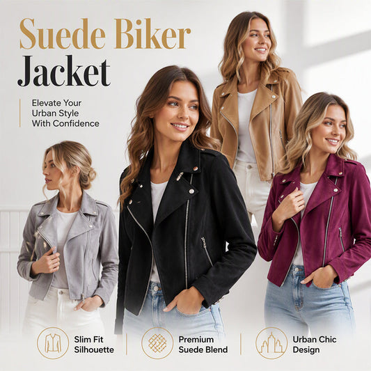 Casual jakke med revers i slim fit for kvinner