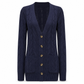 Lang enkeltknappet strikkevest for damer – Casual vest til høst og vinter ✨🍂
