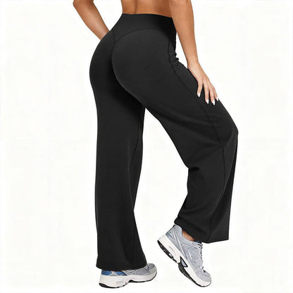 👖 50 % RABATT NÅ! 🍑 Myke bukser med høyt liv og stretch – silkemyke yogaleggings med hold-in-effekt 🧘‍♀️