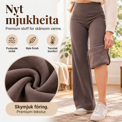 Damebukse i flaredesign med høy midje og myk fôring