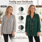 ✨【Kjøp 1, få 1 gratis】Damenes V-halset sequin-sammensatt chiffong-topp